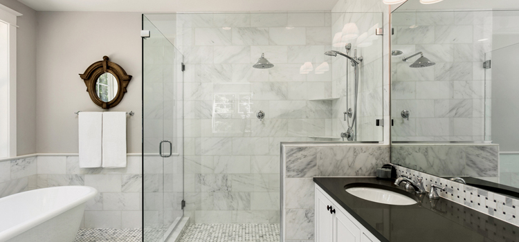 bathroom shower door installation in Fair Oaks